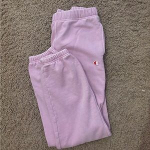 Champion light purple sweatpants